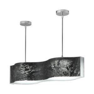 36W zwart Crest hanglamp - Ledshopper.nl