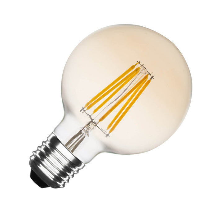 G80 E27 6W gouden ballon-vormige LED lamp (dimbaar)