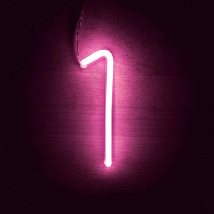 LED Neon Nummers en Symbolen (Roze) - Ledshopper.nl