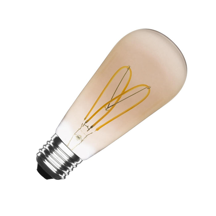 ST64 E27 4W Big Lemon gouden gloeidraad LED lamp (dimbaar)