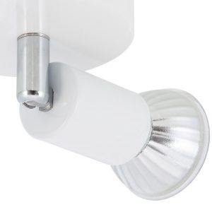 Witte verstelbare Revi plafondlamp met spotlight - Ledshopper.nl